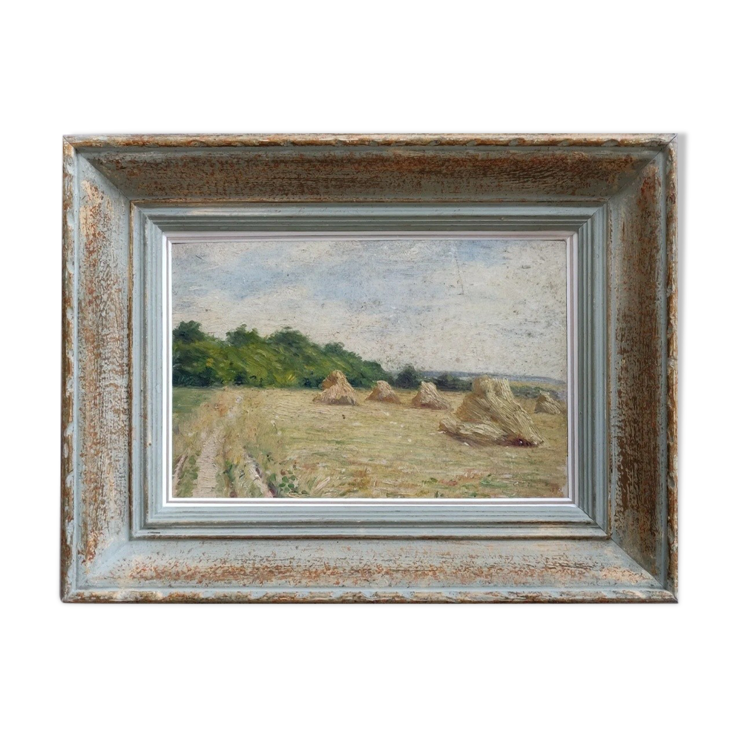 Impressionist painting The Millstones XIXth