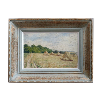 Impressionist painting The Millstones XIXth