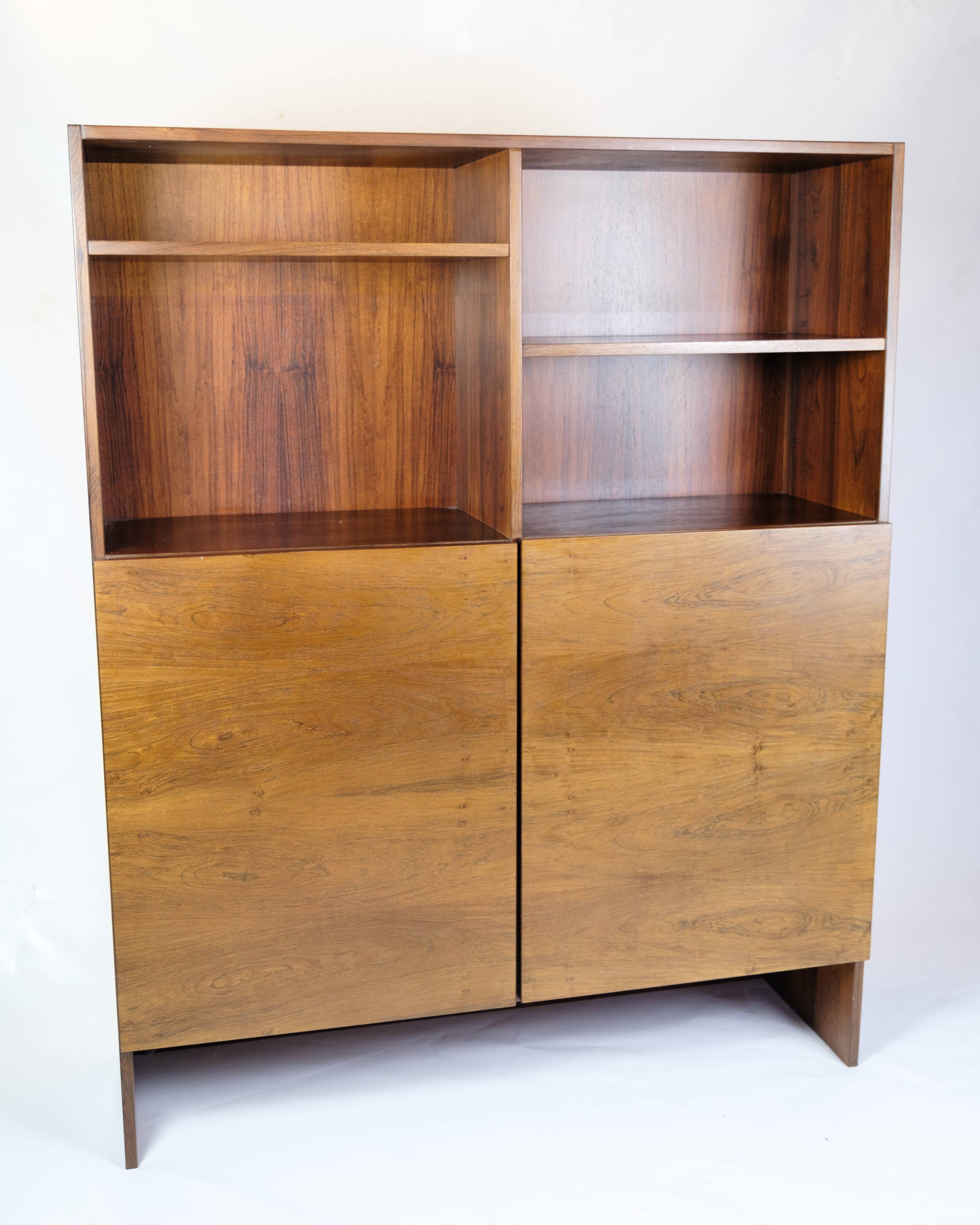 Bookcase Made In Rosewood From 1960s
