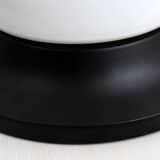 Wall lamp or ceiling lamp in metal and glass