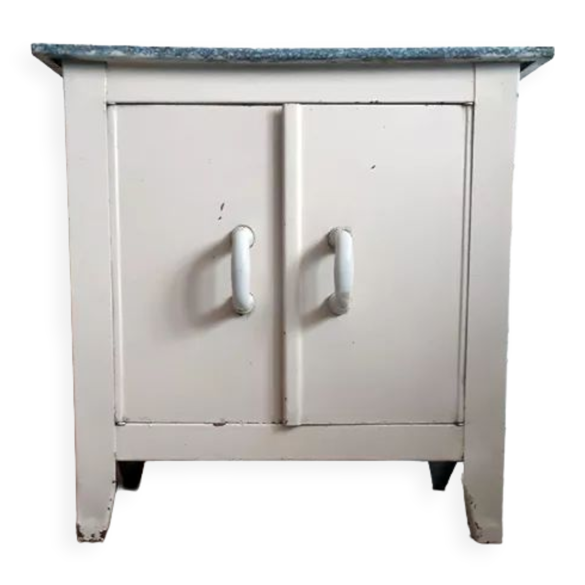 Meuble en tôle émaillée vintage