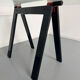 Table / Glass desk "Gaetano" design Gae Aulenti Zanotta 1970s