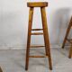 4 tabourets de bar brutaliste