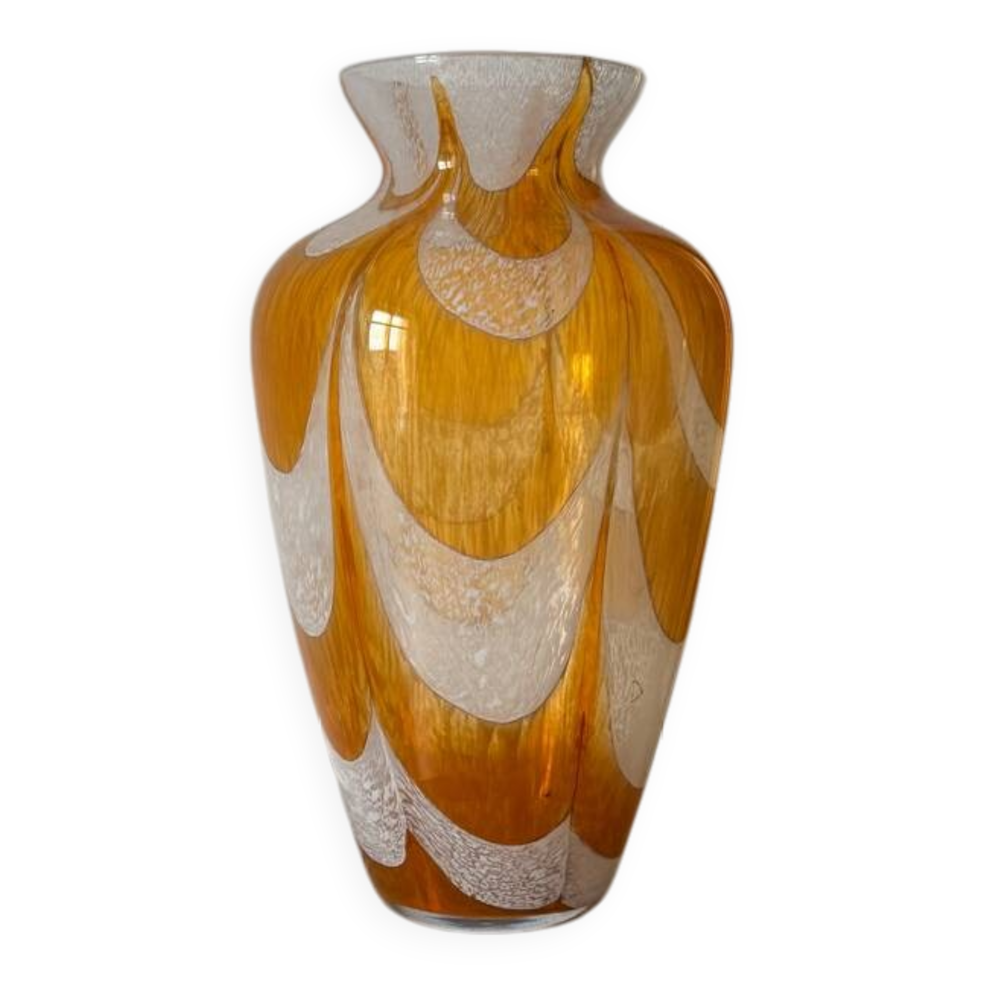 Blown glass vase