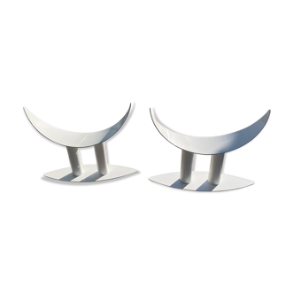 2 Huba outdoor design stools from Tetrel