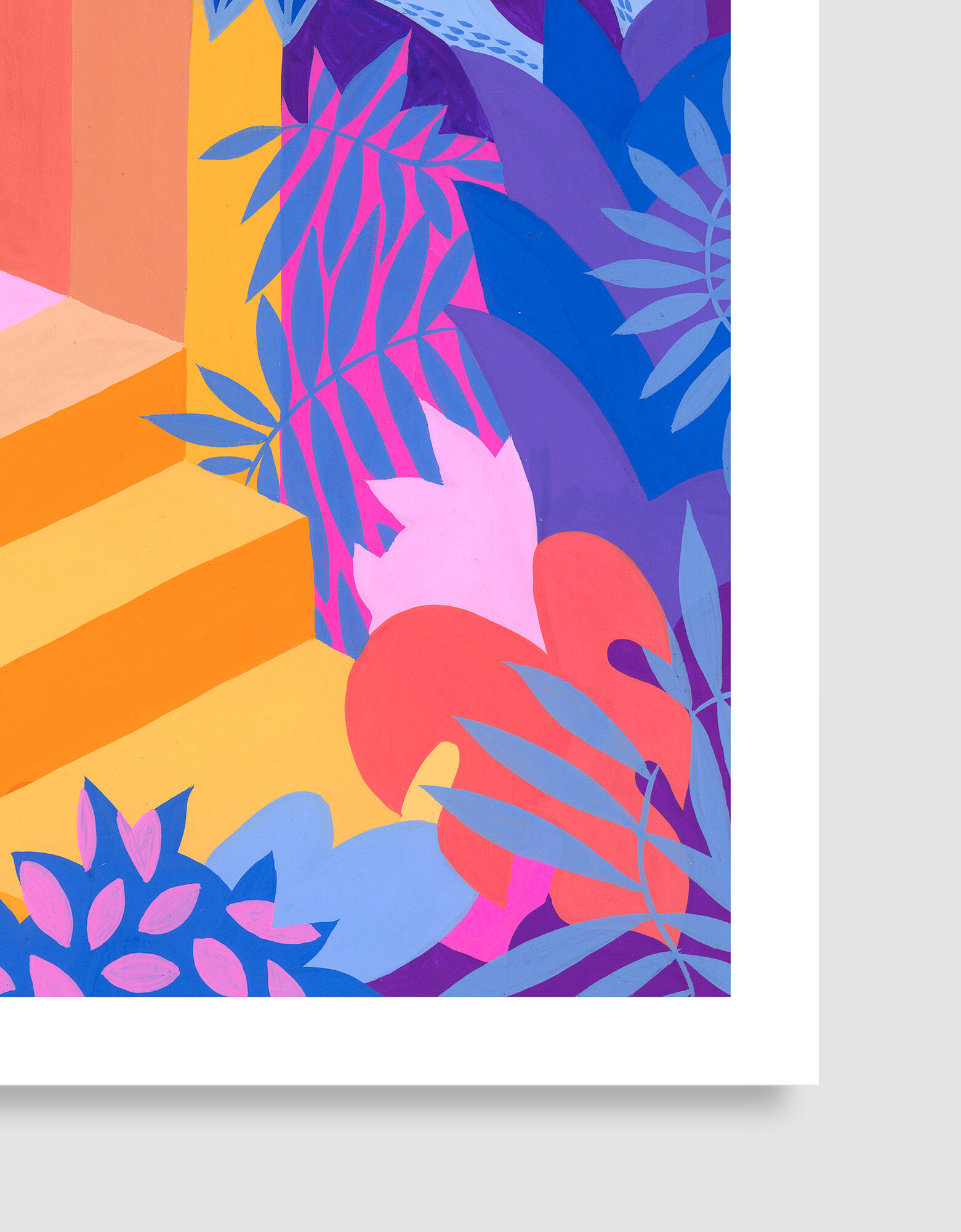 Original painting, orange dream