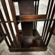 Revolving bookcase in mahogany and marquetry - art deco