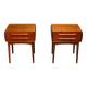 Pair of Scandinavian Modern Johannes Andersen Nightstands in teak, Denmark