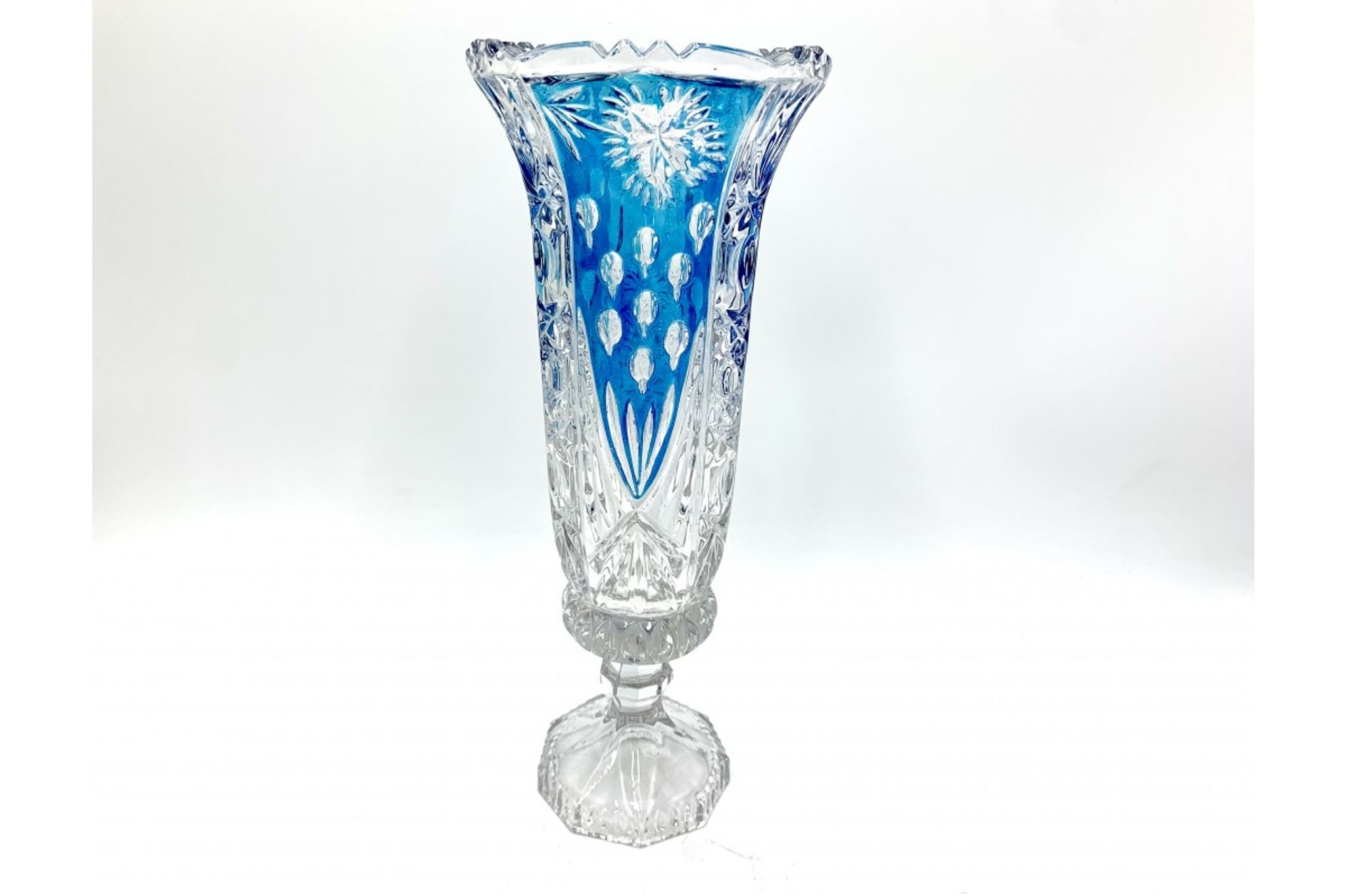 A glass vase, Huta Anna, Germany, 1970s