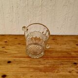 Seau à glaçons en verre vintage