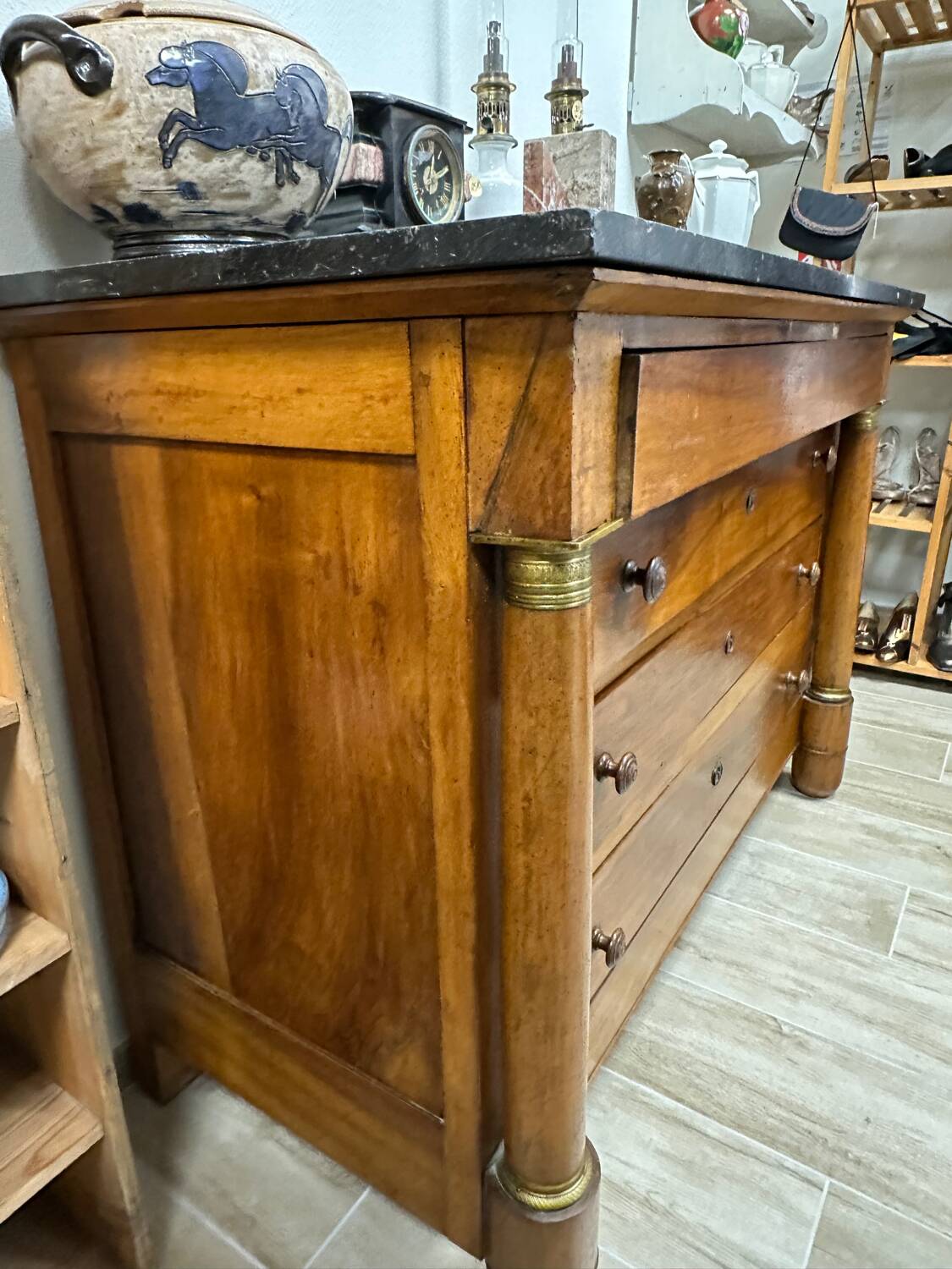 Empire style commode