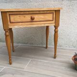 TABLE de Chevet VINTAGE Formica et Bois