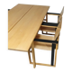 Extremely rare Finnish dining set by Simo Heikkilä / Pentik. 1980s
