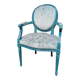Louis XVI style medallion armchair