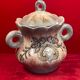 Sugar H 1 cm - Quimper porcelain ceramic signed P. Fouillen.