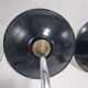 Wall lights in enamelled sheet metal