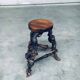 Handmade Vinewood and Oak Bar Stool, 1950s