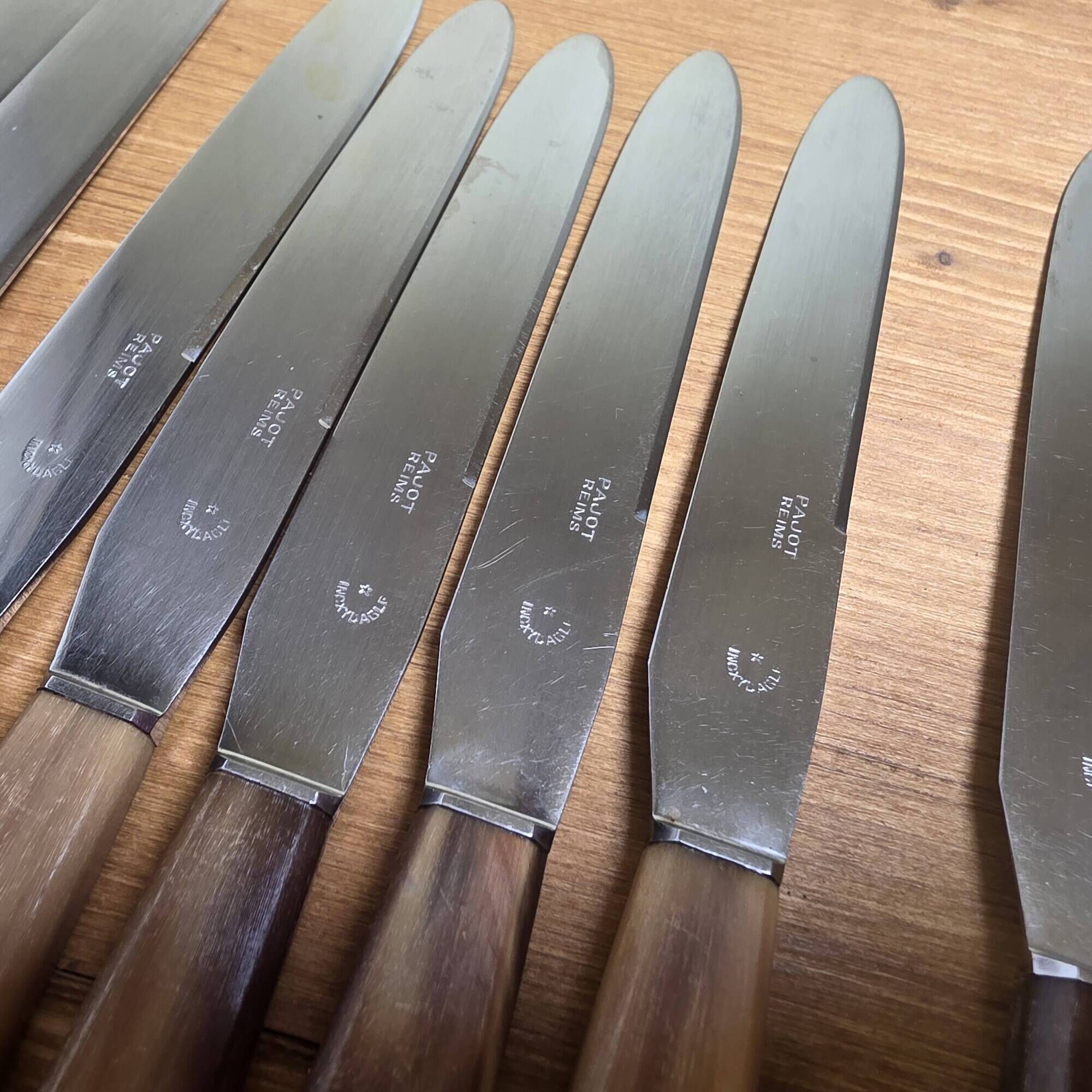 12 large knives Pajot Reims