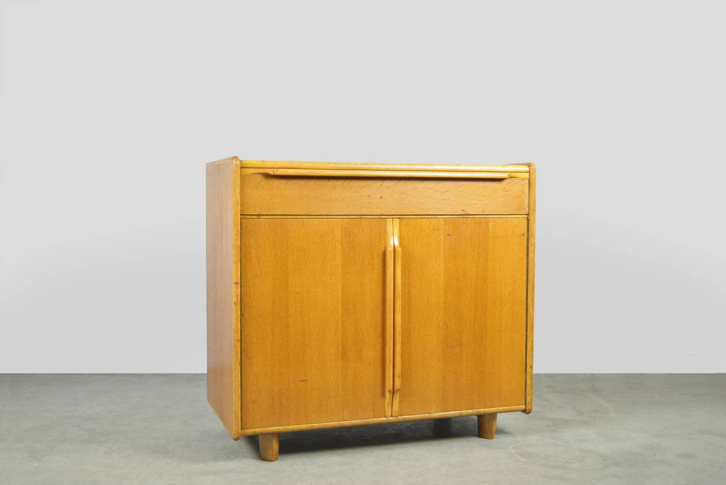 Vintage Mid-century hanging cabinet with sliding doors, 1960s