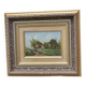 Vintage canvas painting