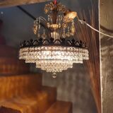 Lustre swarovski en cristal