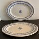 2 oval dishes serving in Gien 1900
