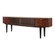 Walnut lowboard, Danish design, 1960s, production: Denmark