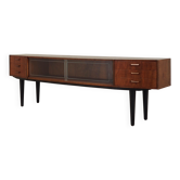Walnut lowboard, Danish design, 1960s, production: Denmark
