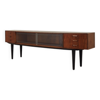 Walnut lowboard, Danish design, 1960s, production: Denmark