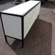 Wooden Sideboard - "Stollenlinie Brasilia" - German - 1960 - White - Black