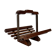 Modernist Oak Magazine Rack, 1970s