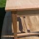 Old farmhouse table in solid wood – chic country style