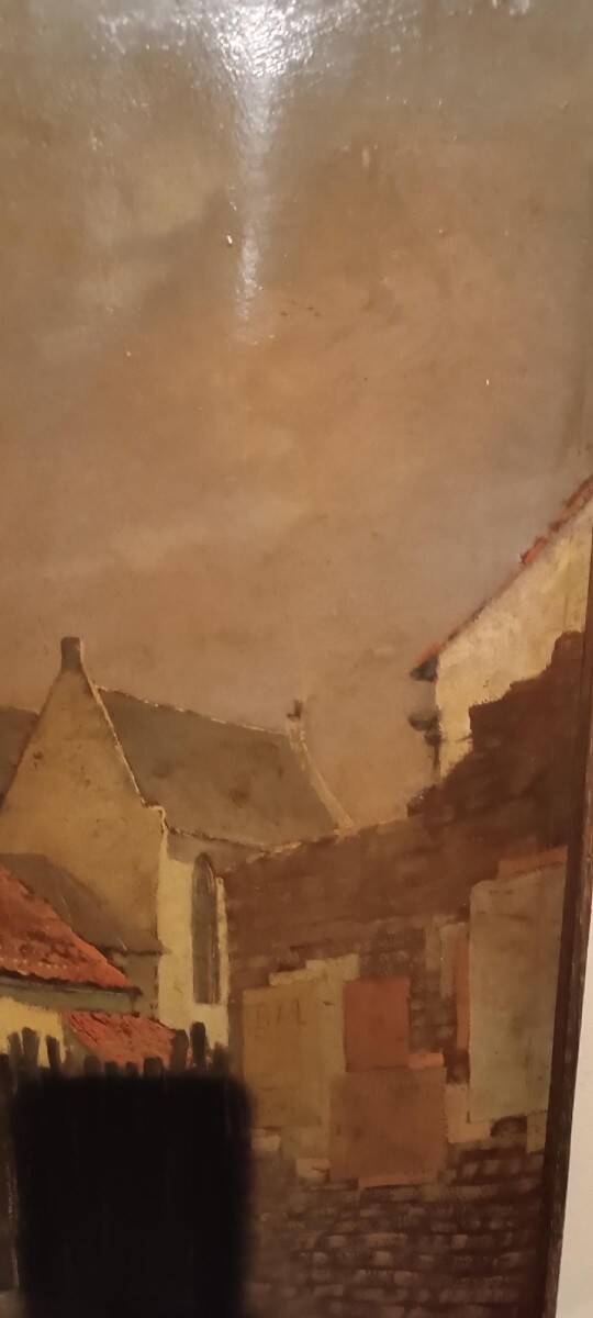 19th-century painting - Oil on panel - European school
