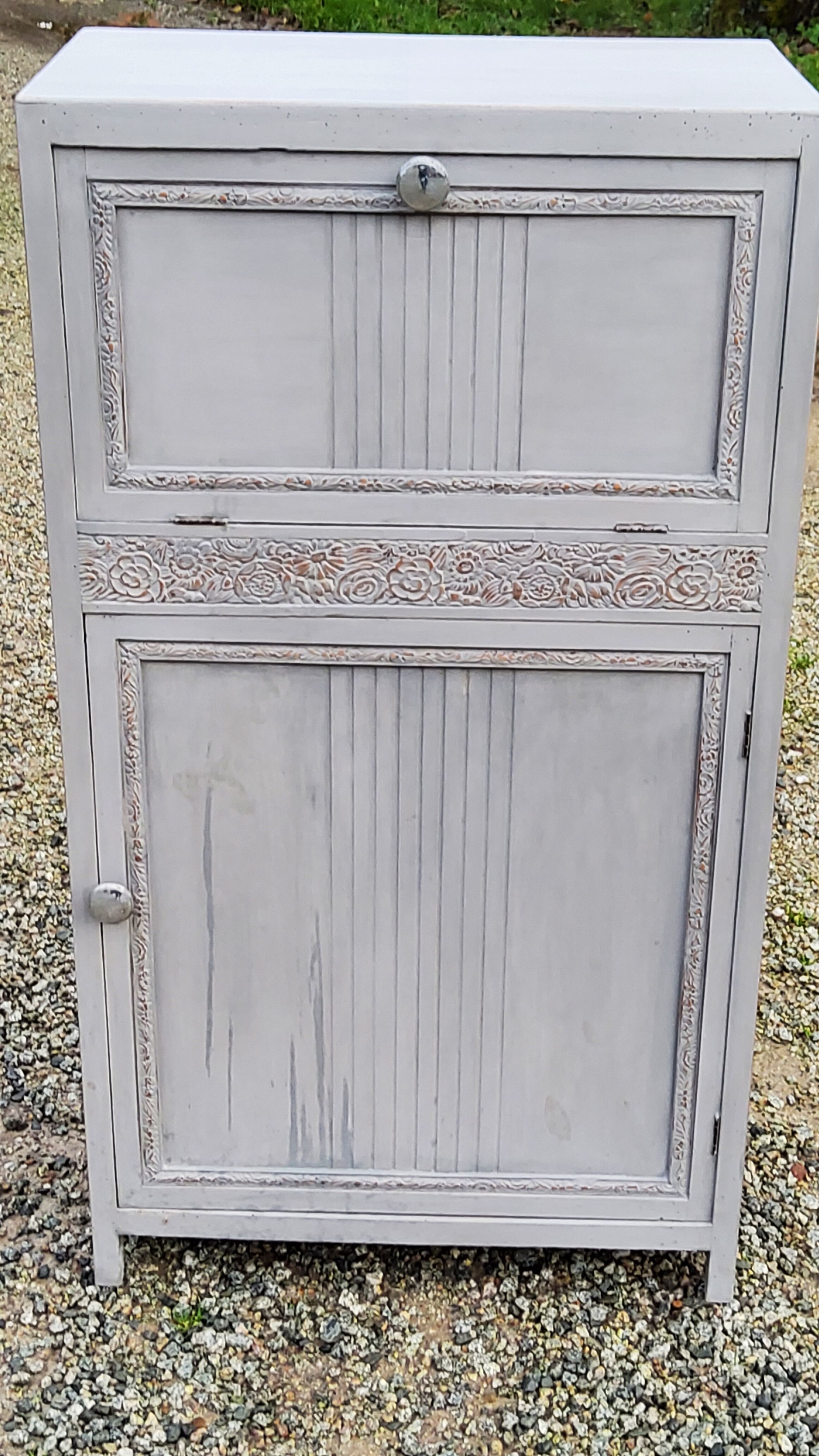 Jam maker of the 30s in beech gray patina