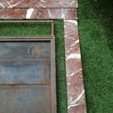 Fireplace in red marble from Languedoc