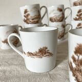 Tasses à café en porcelaine Bavaria