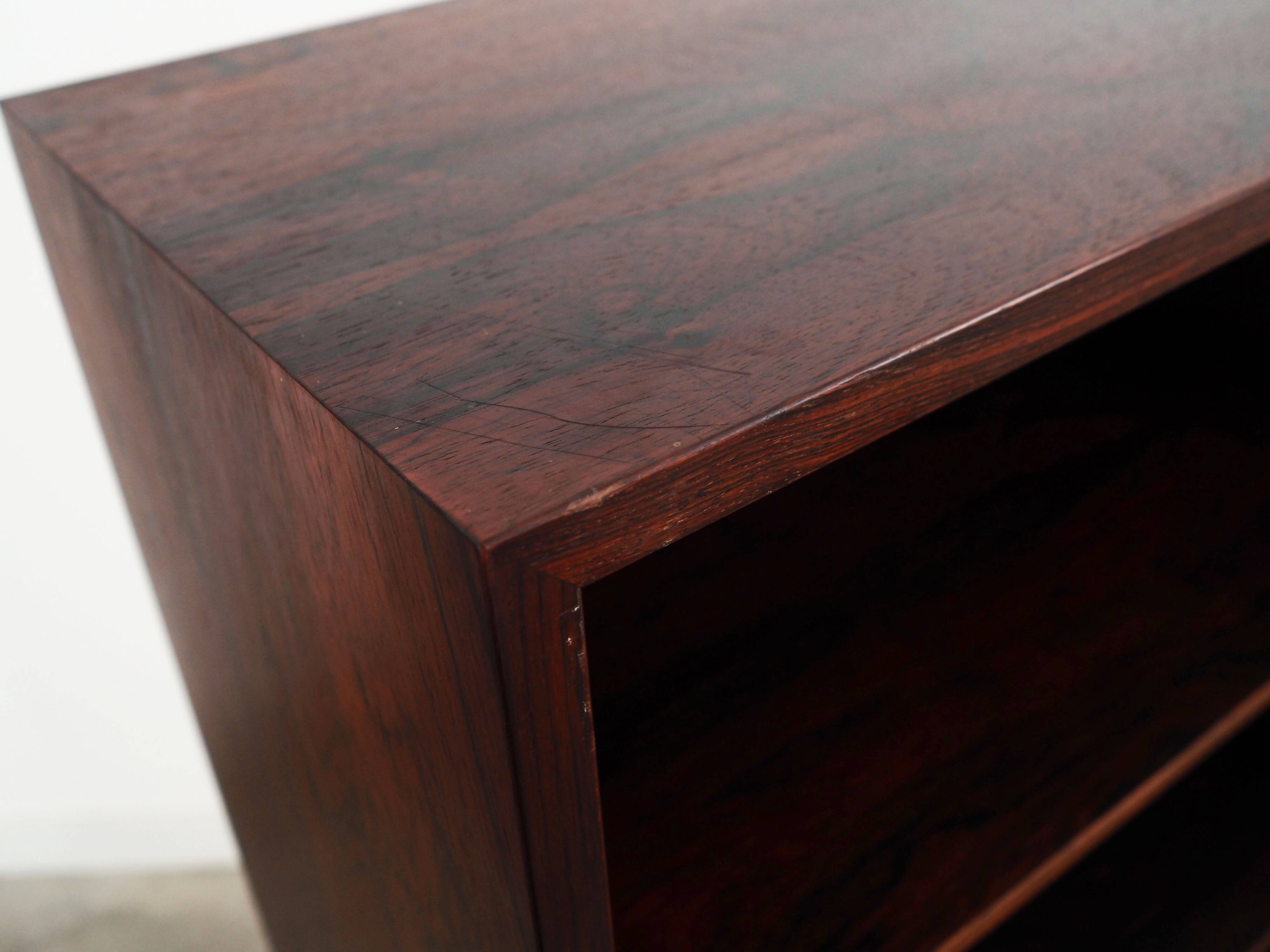 Rosewood bookcase, Danish design, 1970s, manufacture: Omann Jun