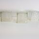Iviken Ice Cube Table Lamp in Glass from Ikea, 1990s, Set of 3
