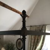 Wrought iron canopy bed