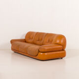 Mobil Girgi Sapporo leather sofa, 1970s