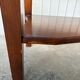 Large console in Calacatta Viola marble & solid cherry wood.