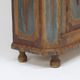 Armoire de mariée peinte art populaire de ferme rustique, 1827