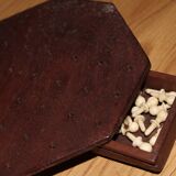 Jeu de solitaire artisanal ancien