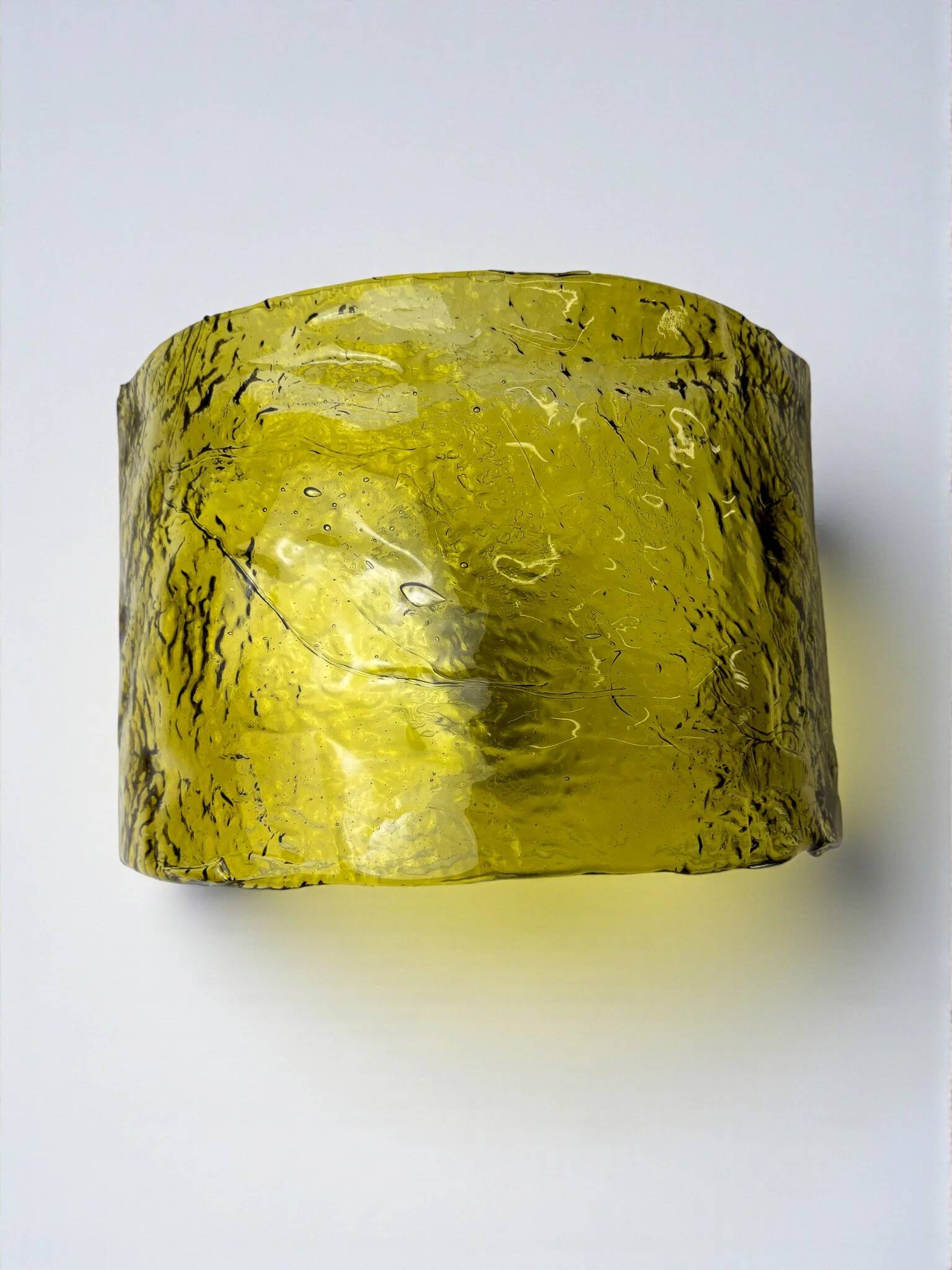 Carlo Nason for Mazzega Murano glass wall sconce, Italy circa 1970s