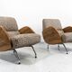 Fauteuils, Modèle "360" par Janusz Rozanski, Pologne, années 1950, Ensemble de 2
