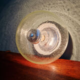 Ceiling light/wall sconce in blown bubble glass, Limburg, 1970