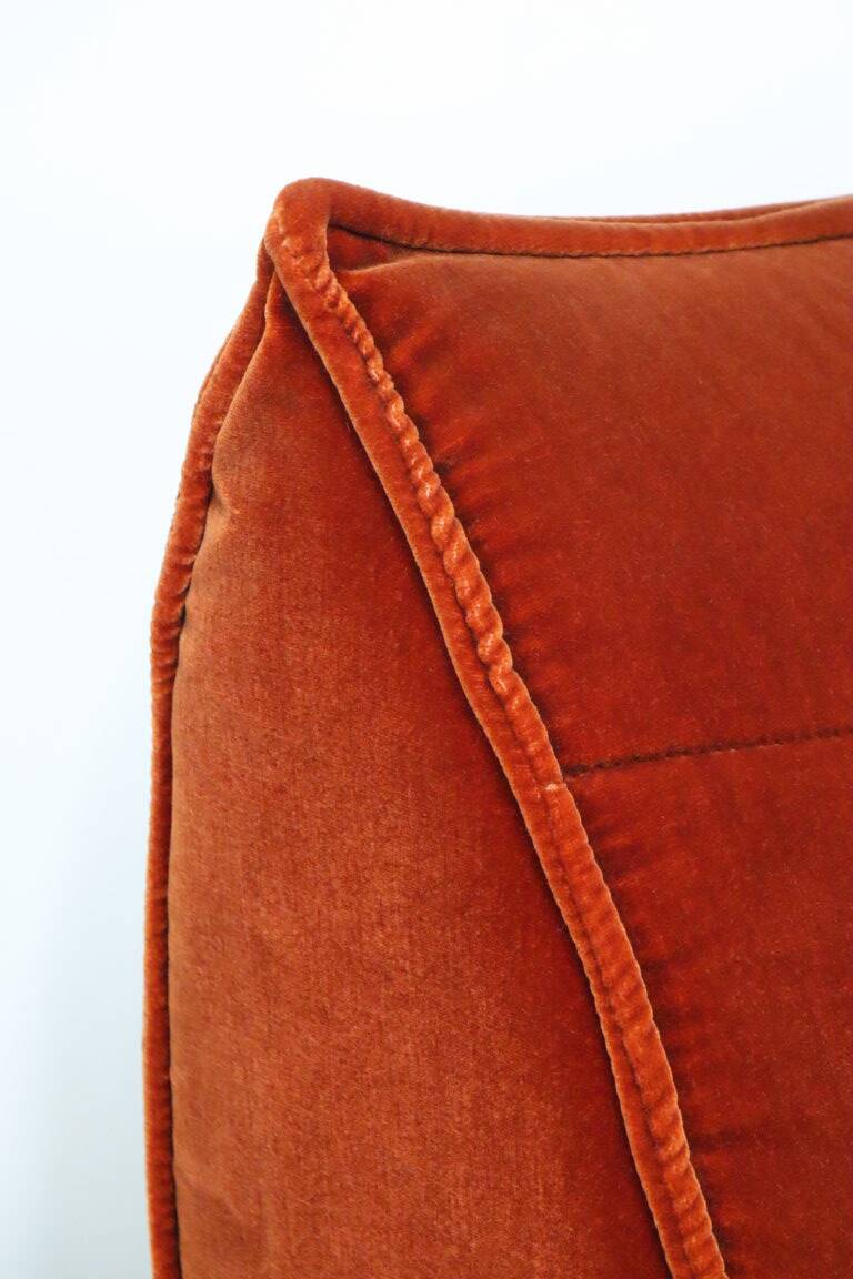 Vintage velvet armchair, 1970