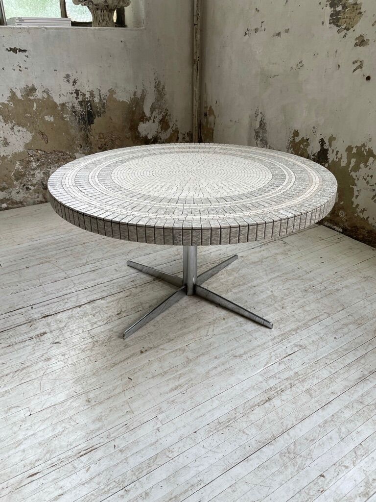 Heinz Lilienthal marble mosaic coffee table