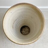 Vintage heavy ceramic diabolo vase