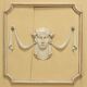 Antique decorative panels in neoclassical style made of poplar, 19th century.